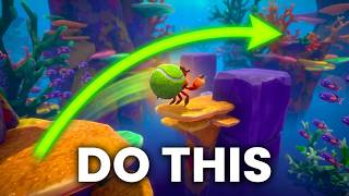 How to get to spots in Reef Edge without breaking purple cubes in #anothercrstreasure