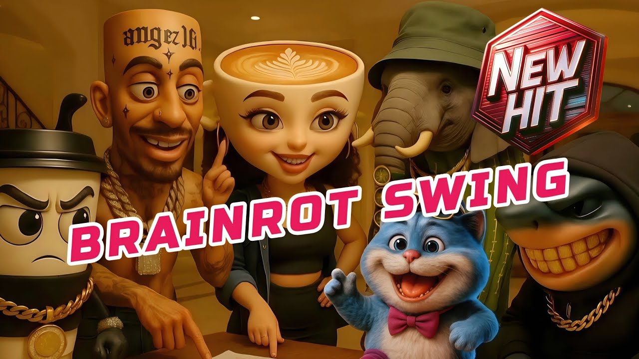 Brainrot Gang 🧠💣︻デ═一💥| Swing Dance - Cover Official Video