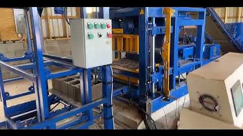 the QT4-26 block making machine production line