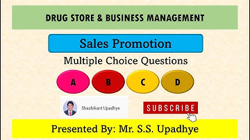 | Sales Promotion | Multiple Choice Questions | MCQs | DSBM |