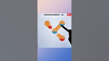 Digging and sorting to synthesize big balls #shorts