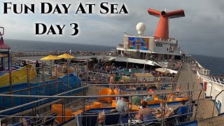 Carnival Cruise Fun day at sea (Day 3 )