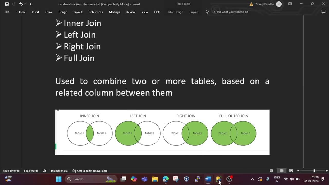 SQL Server Joins. Session 26 - YouTube