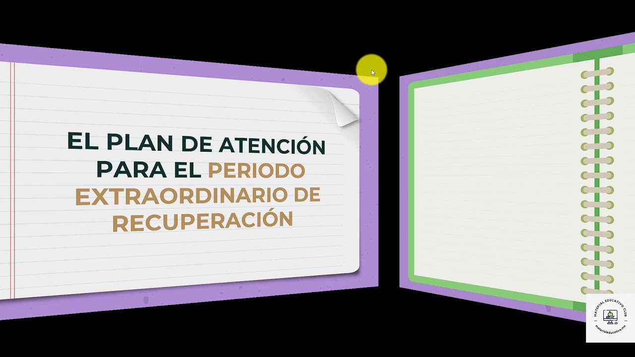 PLAN DE ATENCIÓN PARA EL PERIODO EXTRAORDINARIO DE RECUPERACIÓN 13 EDE