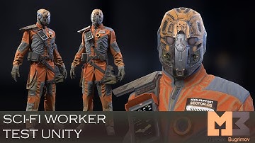 SCI-FI WORKER TEST IN UNITY