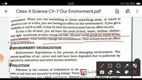 Class 5 Science Ch 7 Our Environment Part 1