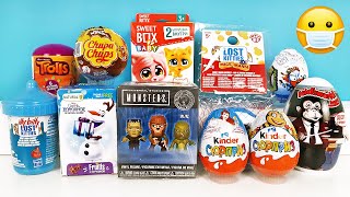 КАРАНТИННЫЙ СЮРПРИЗ MIX! Монстры, ТРОЛЛИ, Три кота, Олаф Дисней Unboxing Sweet Box, Kinder Surprise