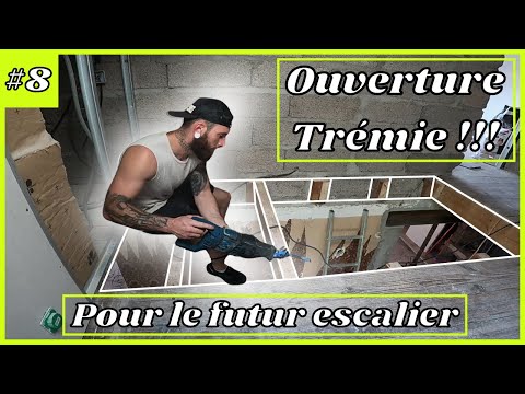 Réalisation de la trémie pour le futur escalier - #08 Rénovation Maison