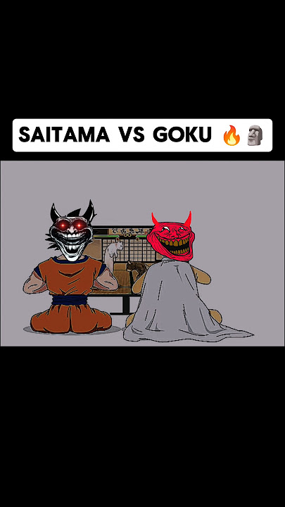 Saitama vs goku 🔥💀 || Everyone is shocked 😳 one punch man & goku is rock 🗿 #shorts #anime #moments