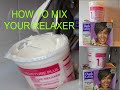 HOW TO MIX YOUR RELAXER | RELAXER  YOUR 4C HAIR | AMIFULLEST BEAUTY