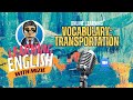 Vocabulary  transportation  online learning english with mizie learningenglishwithmizie