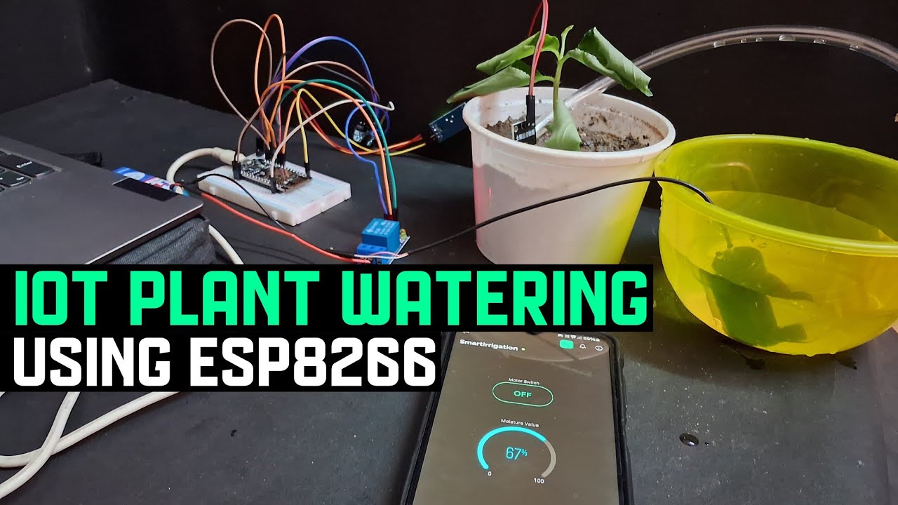 IoT Smart plant monitoring system using ESP8266 | Mini projects ...