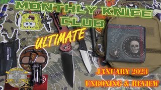 Monthly Knife Club Name Brand ULTIMATE Box!!! January 2023 Unboxing & Review