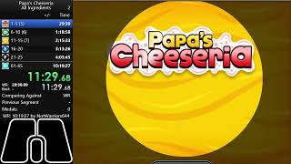 Papa's Cheeseria - All Ingredients Speedrun (Part 1/4)