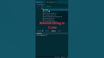 Python Trick | Reverse String in 1 Line