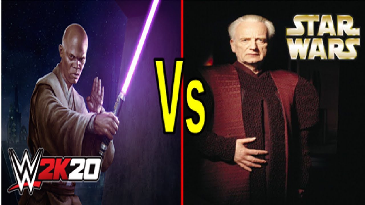 WWE 2K20 | Mace Windu Vs Chancellor Palpatine