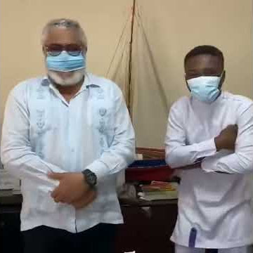 😂😂 Clemento Suarez makes Former President JJ Rawlings laugh by mimicking him