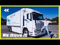 We drove the World’s 1st mass production Hydrogen Fuel Cell Truck – new Hyundai Truck!