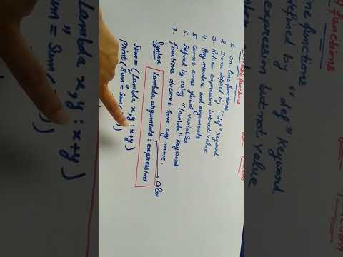 Anonymous function part
