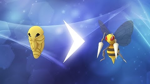 Kakuna evolve to Beedrill - Pokemon Go