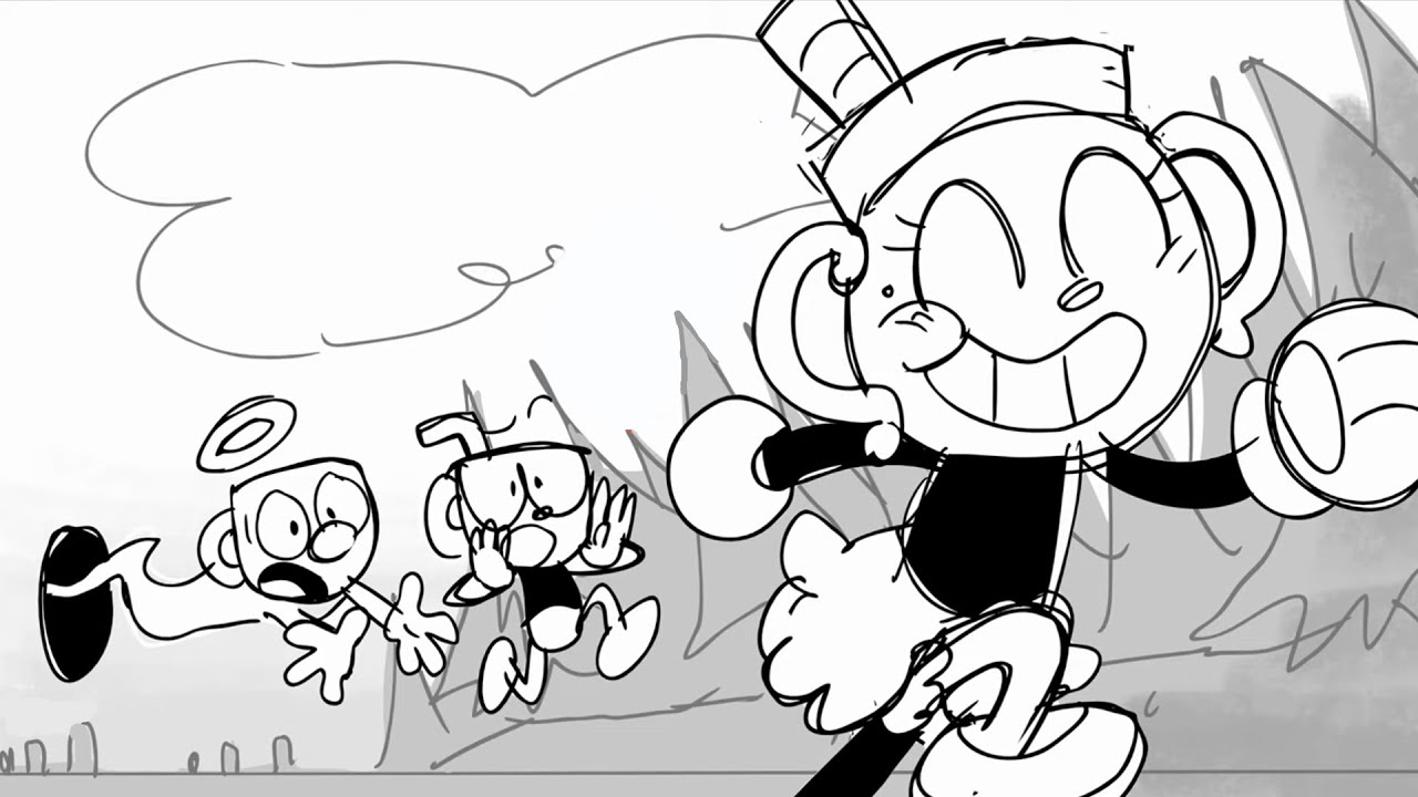 Salt & Pepper Cuphead animatic/storyboard for Mashed YouTube