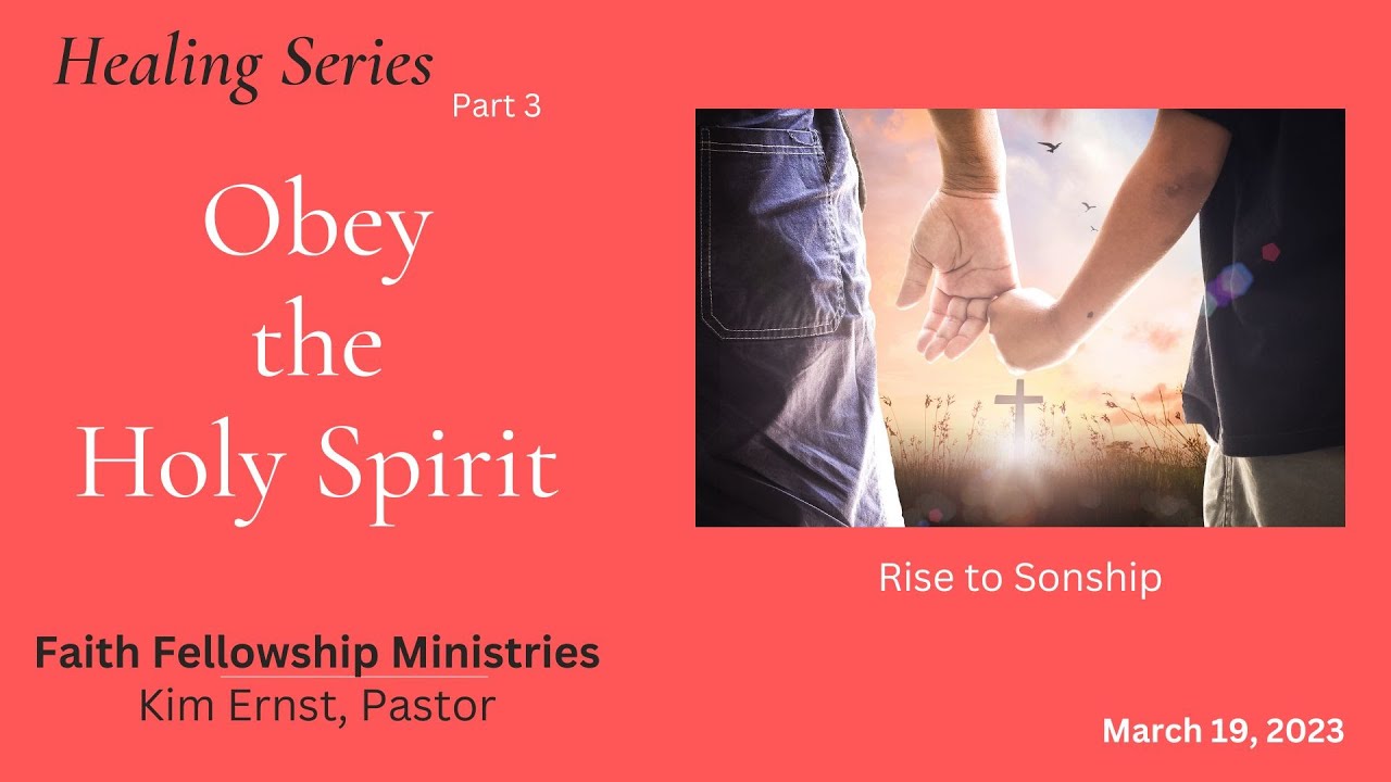 Obey The Holy Spirit - Sonship - YouTube