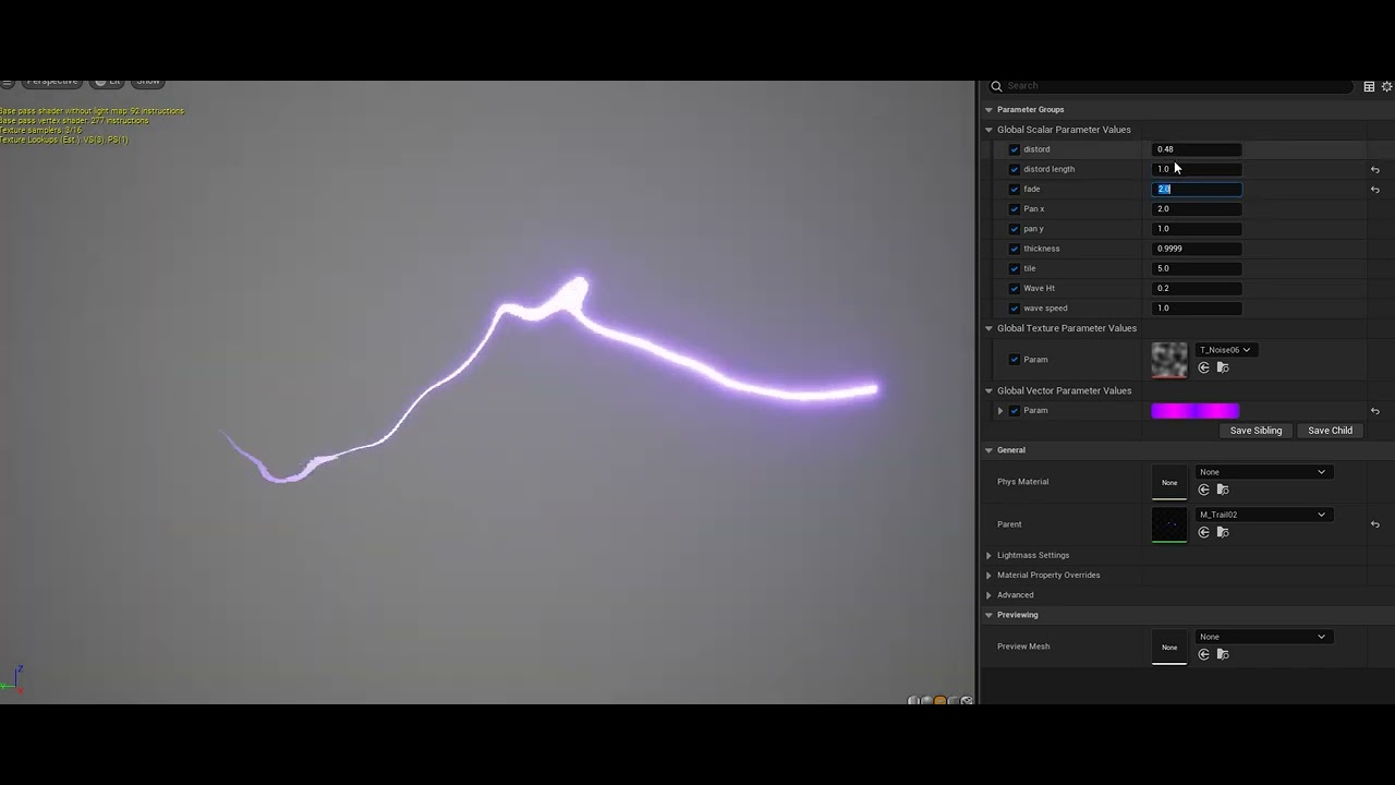 Unreal engine 5 Trail material Download file - YouTube
