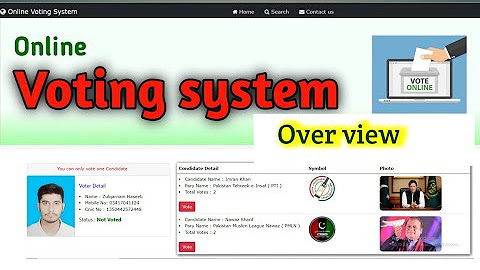 Online Voting System Project in PHP | PHP Major Project with Source ...
