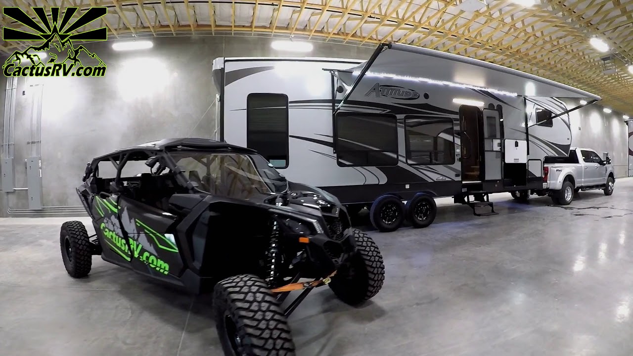 New 2019 Attitude 3016ss , one of the best open toy haulers around fits