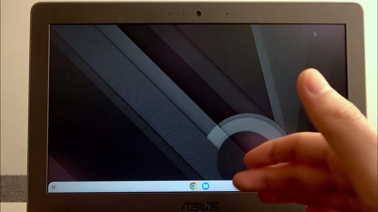 Asus Chromebook Flip C214 How To Adjust Display Brightness Level - YouTube
