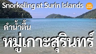 EP.25 | ดำน้ำตื้น หมู่เกาะสุรินทร์​ | Snorkeling​ at​ Surin​ Islands​ | Sunny​ ontour​