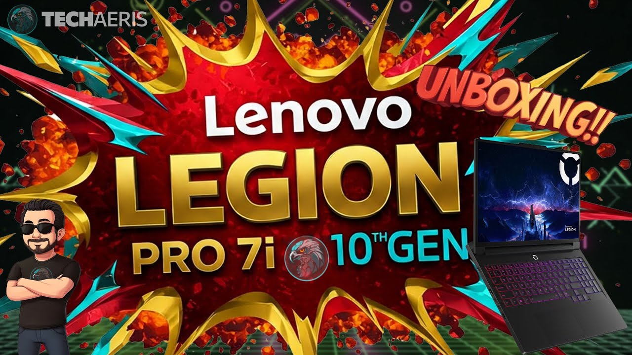 Lenovo Legion Pro 7i Gen 10 RTX 5080 Unboxing And Overview