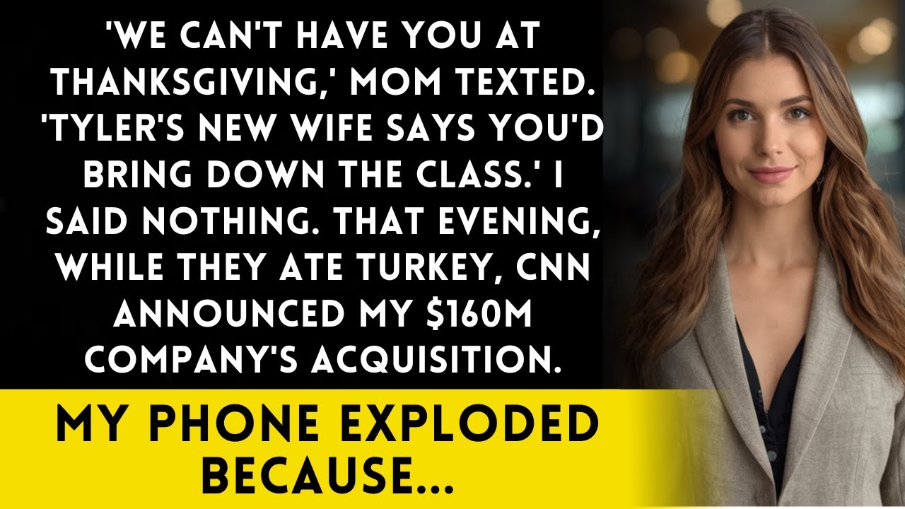 Mom Said 'Skip Thanksgiving - Your Brother's Wife Thinks You're Too Poor' Then The News Broke...