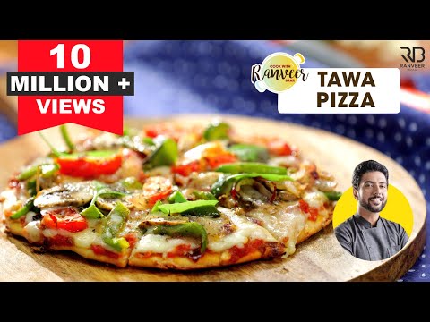 Easy Tawa Pizza | तवा पिज्जा रेसिपी | Pizza at home without oven without yeast | Chef Ranveer Brar