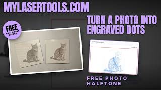 Turn a Photo into Engraved Dots | Free Photo Halftone Generator for Laser Cutting & 3D Printing