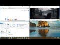 how to open side by side windows