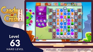 Candy Crush Level 63 | Candy Crush 63 | Candy Crush Saga Level 63 (No Booster)