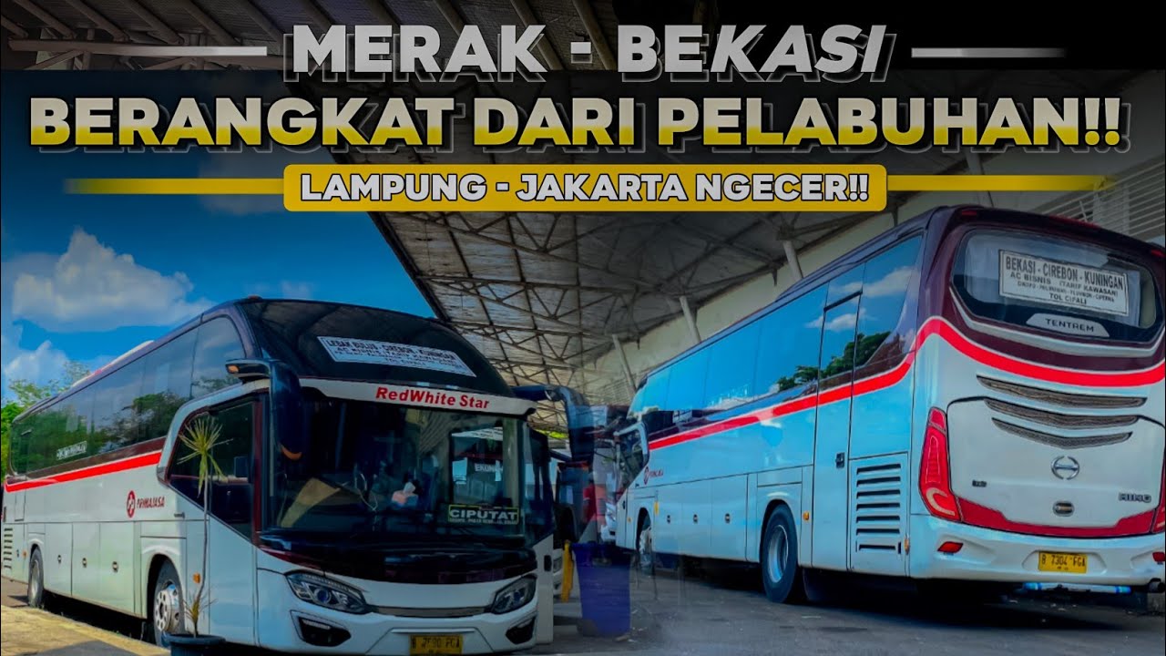 NAIK BUS DARI PELABUHAN MERAK‼️EMANG BISA⁉️ Etape terakhir Lampung - Jakarta ngecer naik bus