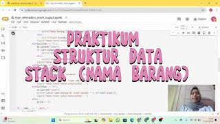 PRAKTIKUM STRUKTUR DATA (STACK)