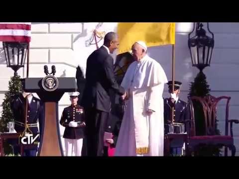 Video Nghi Lễ Tổng Thống Obama Đón Đức Thánh Cha Phanxicô... - youtube