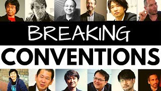 How Game Designers Break Conventions| Miyamoto, Will Wright, Ueda, Sid Meier, Warren Specter, Blow
