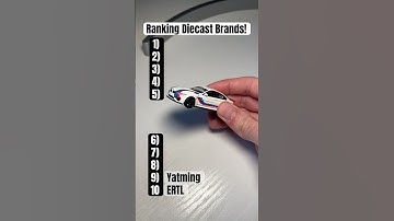 I rank my top 10 favorite 1/64 scale diecast brands #diecastcollector #diecastcars #vintagetoys #car