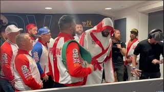 UNSEEN! - TYSON FURY IS CHARGED UP BY SHANE FURY & TEAM FURY, MOMENTS BEFORE DILLIAN WHYTE FIGHT