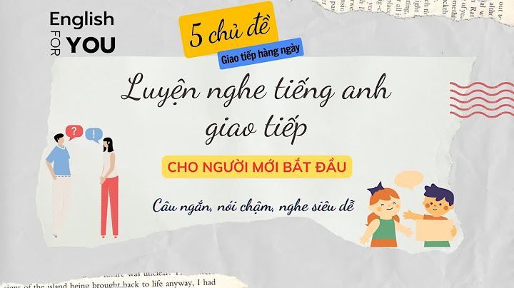 Các lỗi nói tiếng anh theo chủ đề