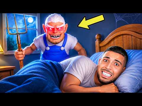 NEVER SLEEP AT THE EVIL GRANDAD ROBLOX'S HOUSE!
