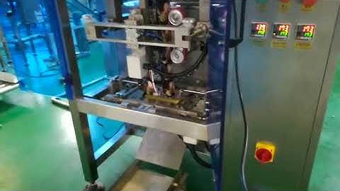 Vertical Form Fill Seal Machine For Granules With Multihead Weigher