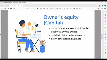 1 2 1 The accounting equation