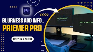 premium pro information blur ||how to video edit information hide || blureness to hide information