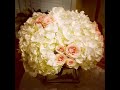 Hydrangea Wedding Table Arrangements