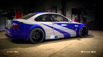 Need for Speed 2015 BMW M3 E46 Tuning MW Design PS4 Gameplay HD